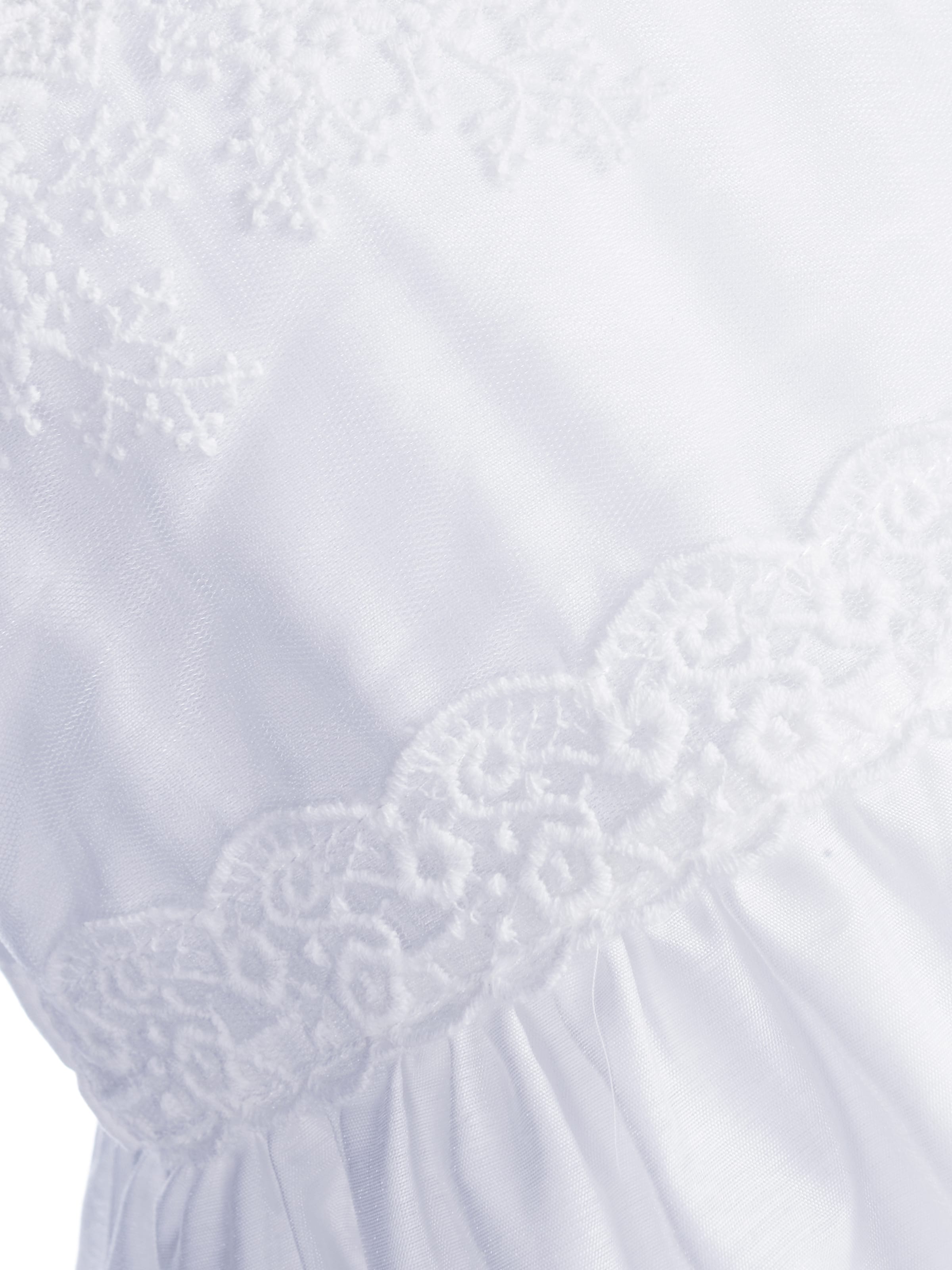 happy girls Dress in White