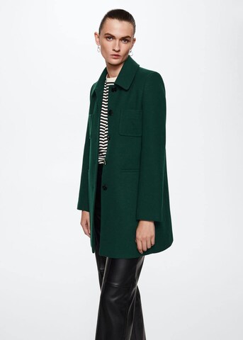 MANGO Zimní kabát 'Bardot' – zelená: přední strana