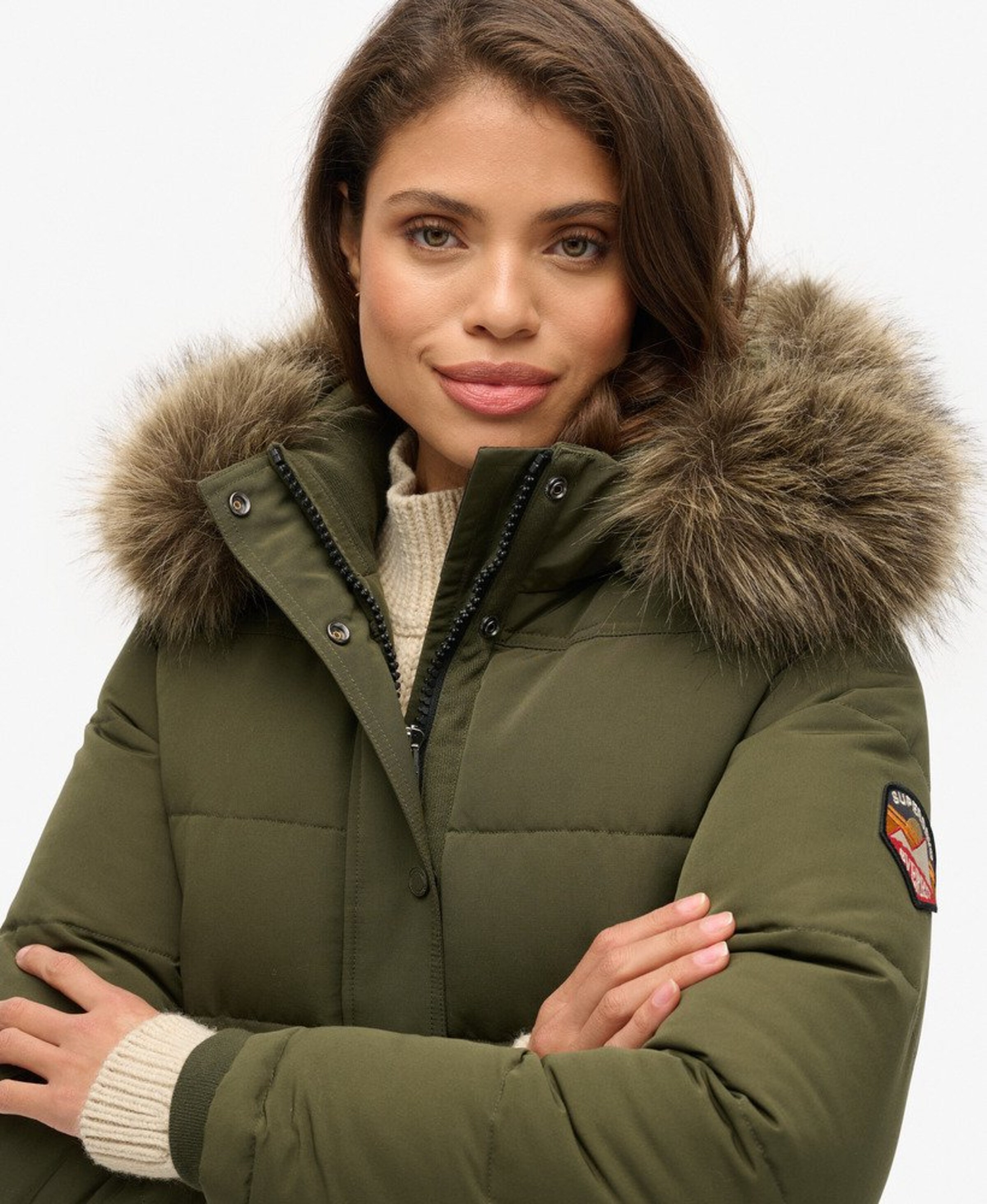 Superdry & Co Winter Jacket 'Everest' in Green