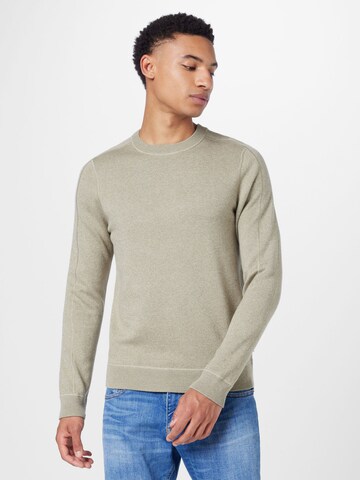 BOSS Sweater 'Onore' in Green: front