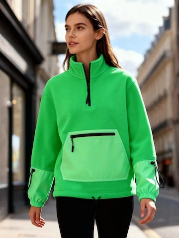 Sweat-shirt Tommy Life en vert : devant