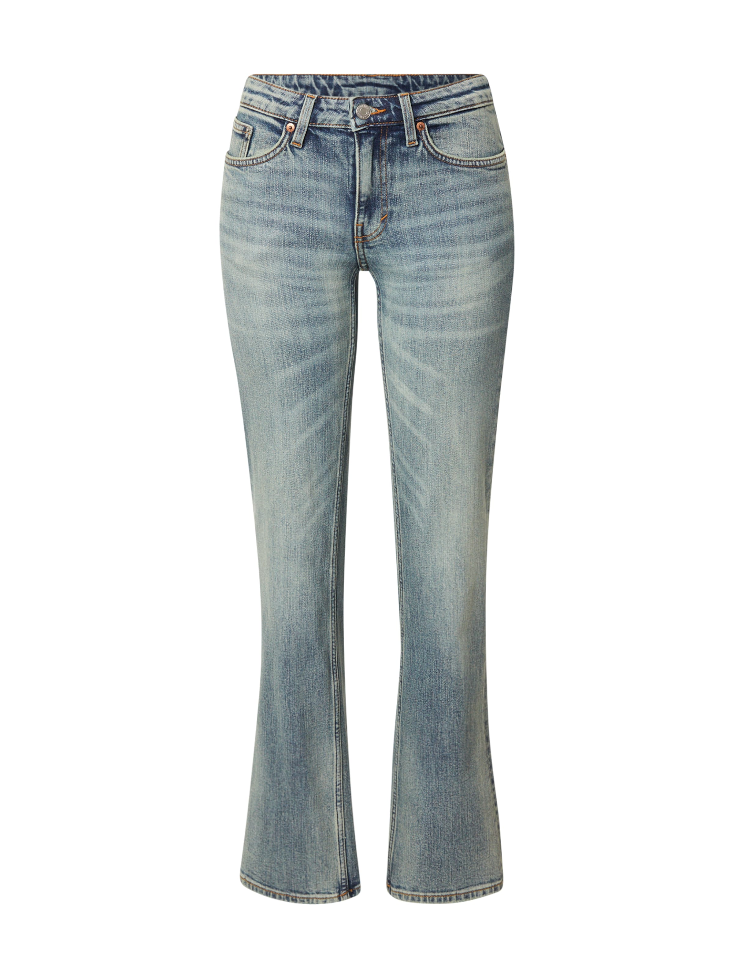 WEEKDAY Boot cut Jeans in Blue: front