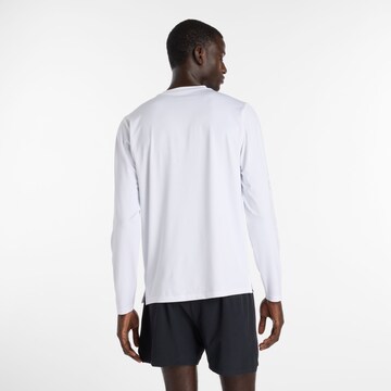 T-Shirt 'Reflective Poly Long Sleeve T-Shirt' new balance en blanc