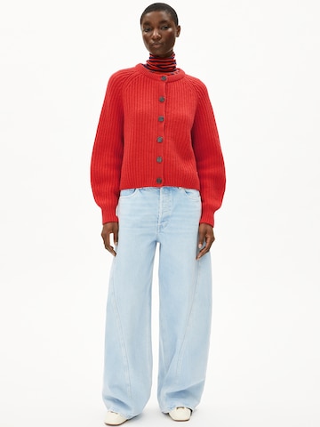 ARMEDANGELS Strickjacke 'Selmaa' in Rot: Vorderseite