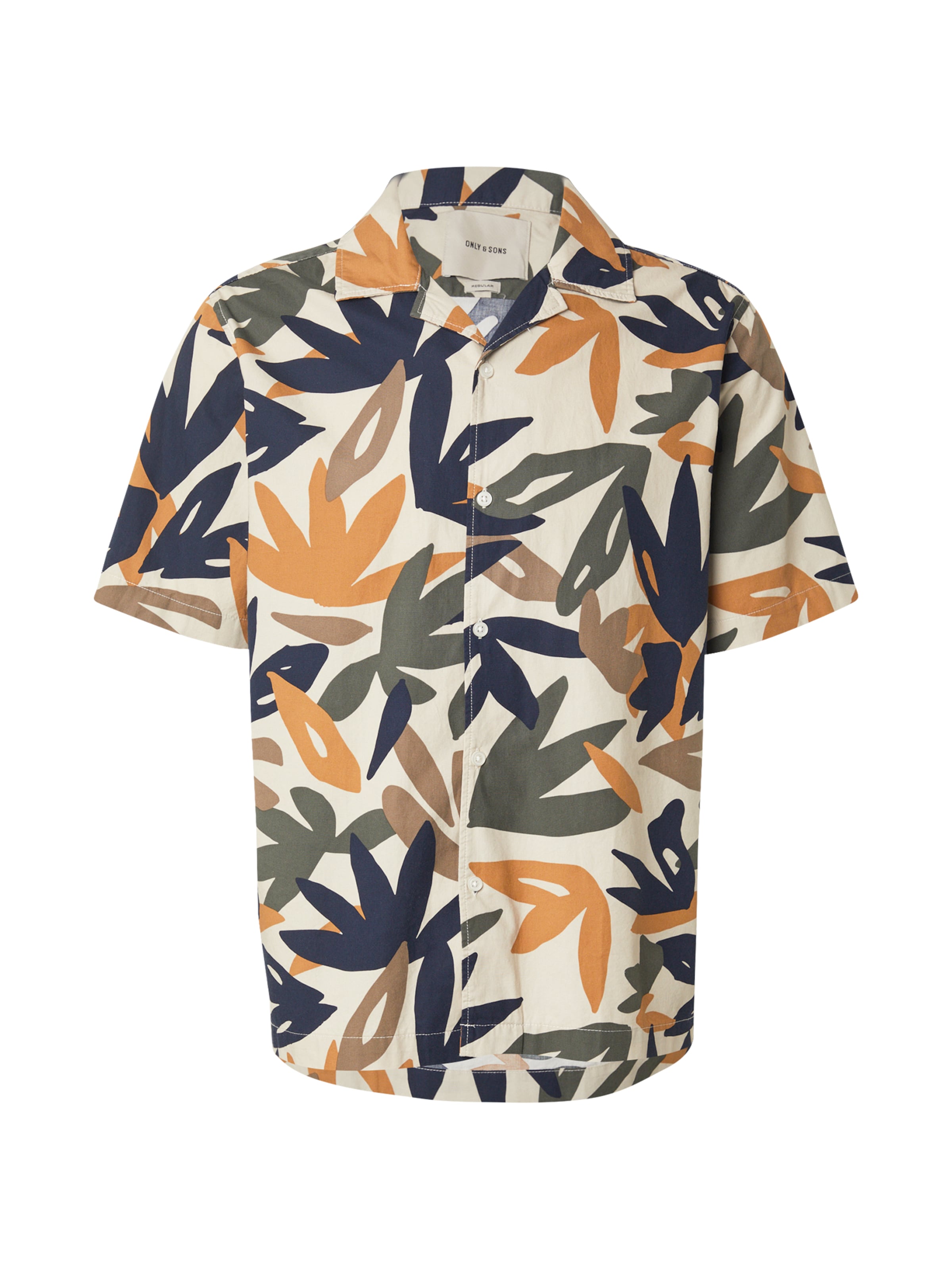 Only & Sons Regular fit Риза 'ONSSAVELI' в сиво: отпред