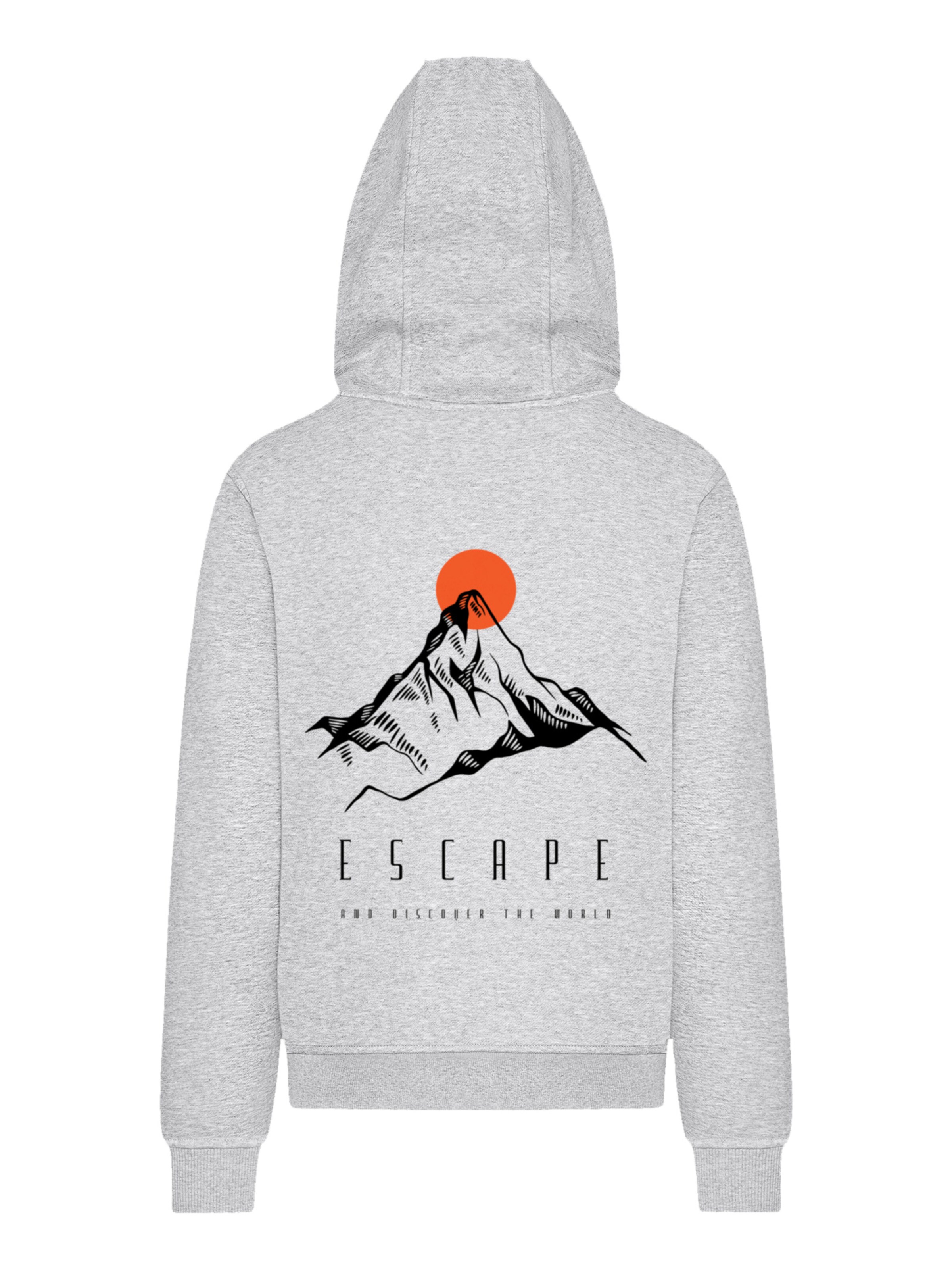 Pull-over 'Escape Discover The World Mountain' F4NT4STIC en gris