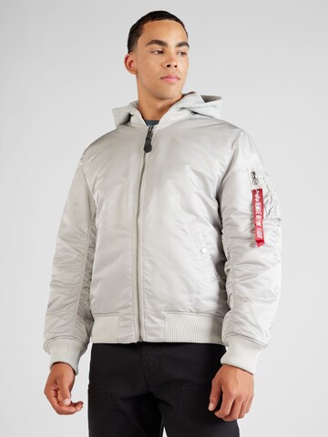 ALPHA INDUSTRIES Between-Season Jacket 'MA-1 ZH' in Grey: front