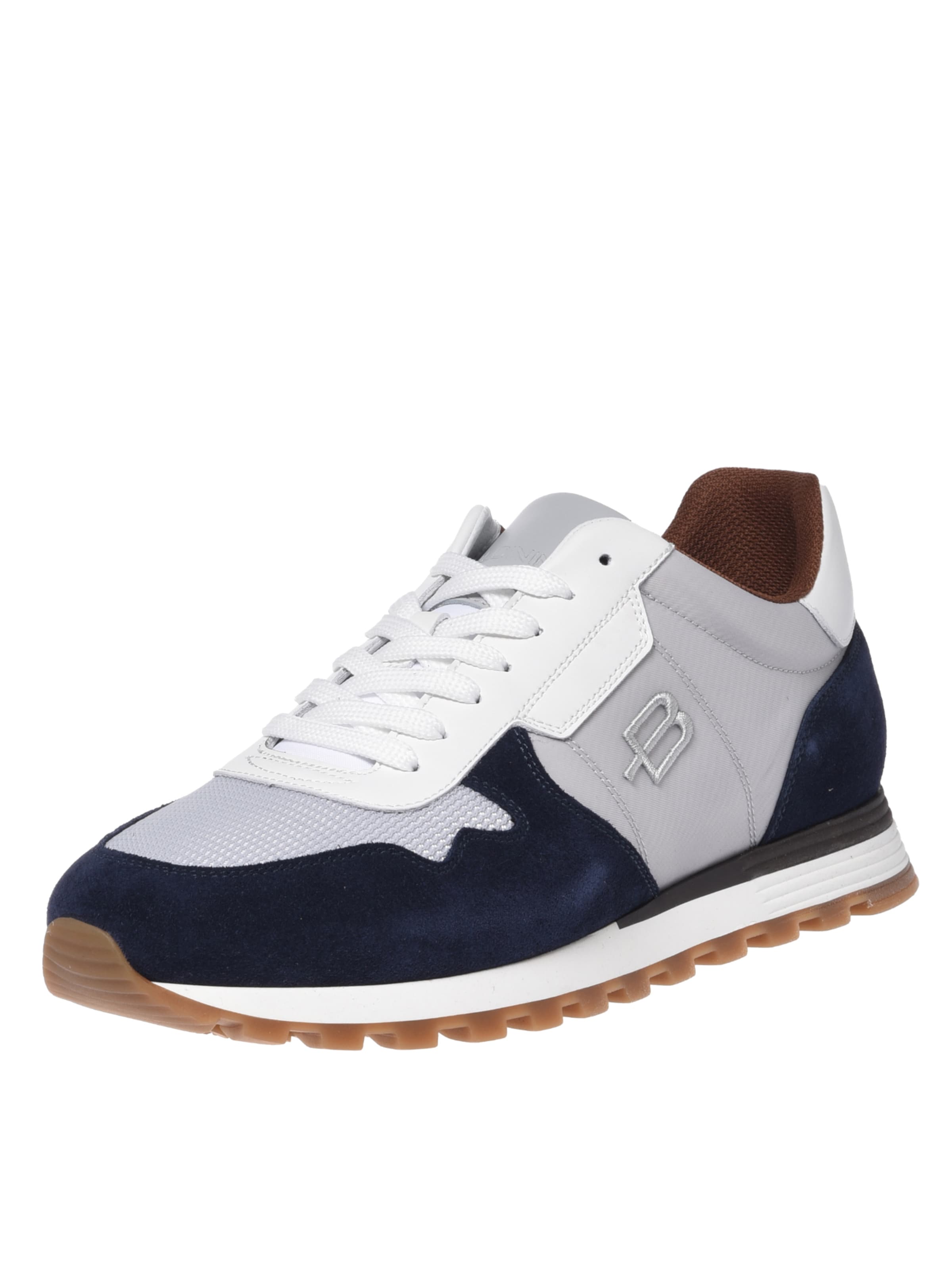 BALDININI Sneakers laag in de kleur Navy / Grijs / Wit, Productweergave