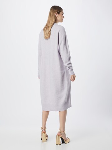 Monki Knitted dress in Purple