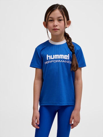 Hummel T-shirt in Blau: Vorderseite