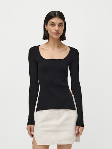 Pull-over 'Ingrid' LeGer by Lena Gercke en noir : devant