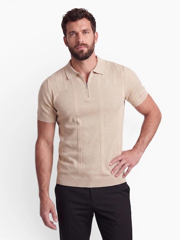 Maglietta 'Lucian Zip' di INSPR in beige