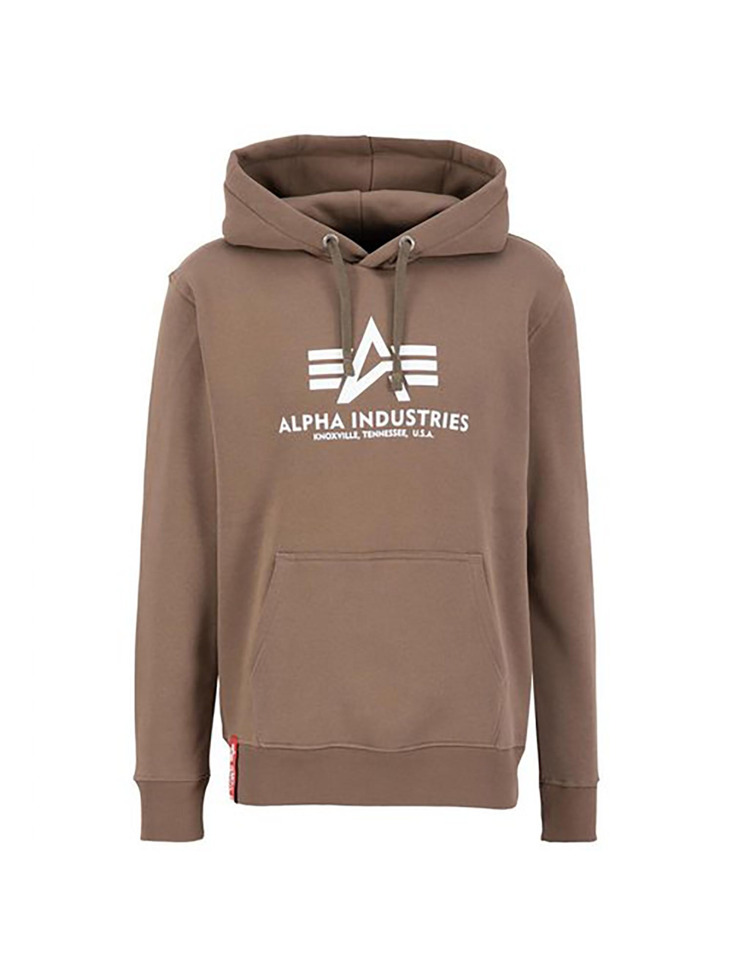 ALPHA INDUSTRIES Sweatshirt 'Basic' in Grey: front