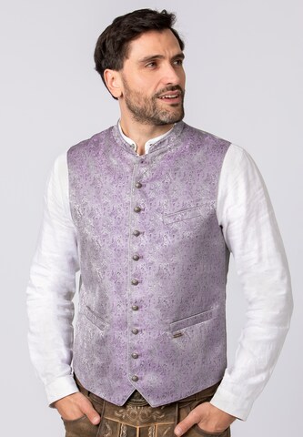 STOCKERPOINT Traditional vest 'Ramiro' in Purple: front