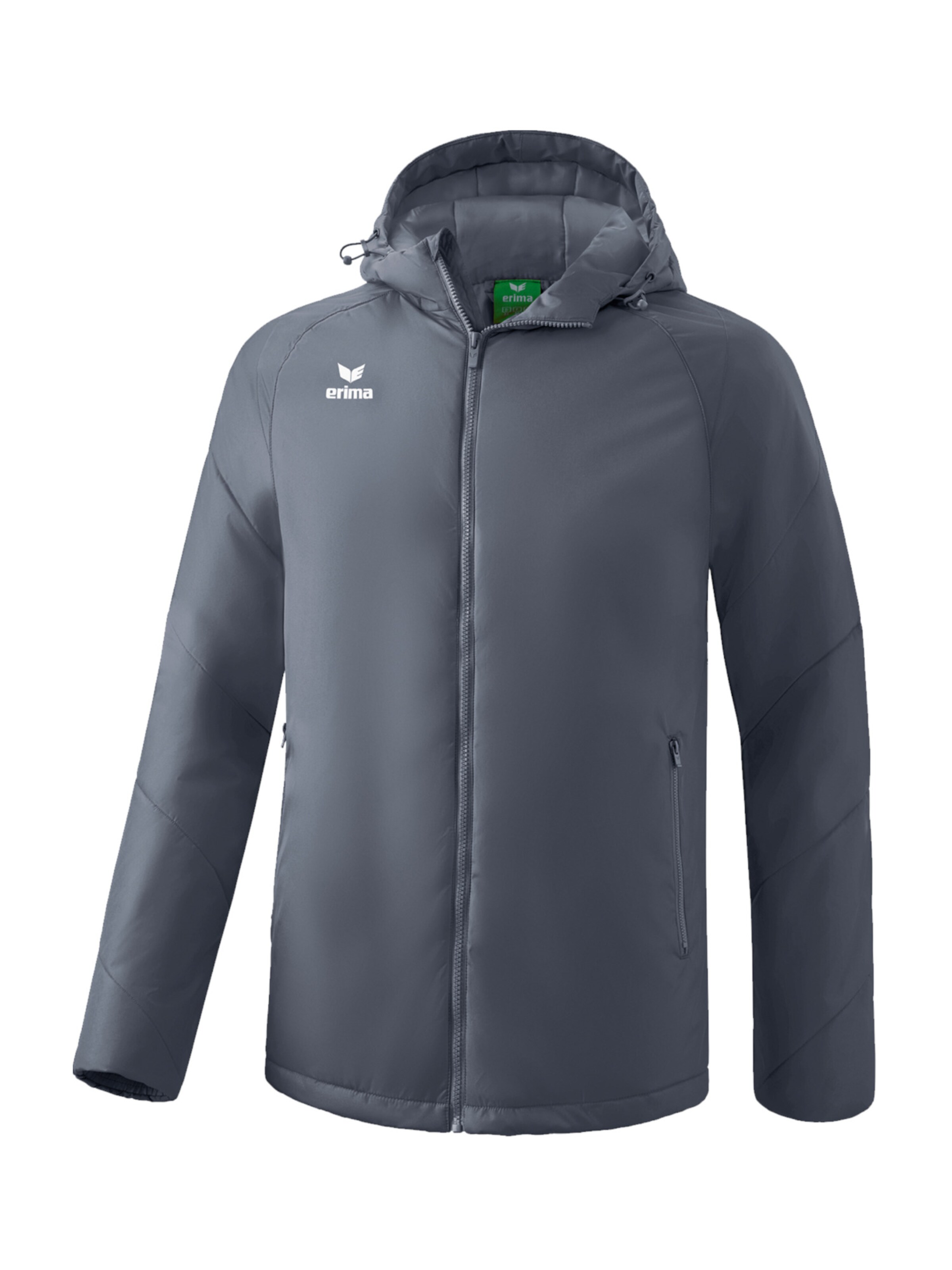 ERIMA Athletic Jacket in Grey: front