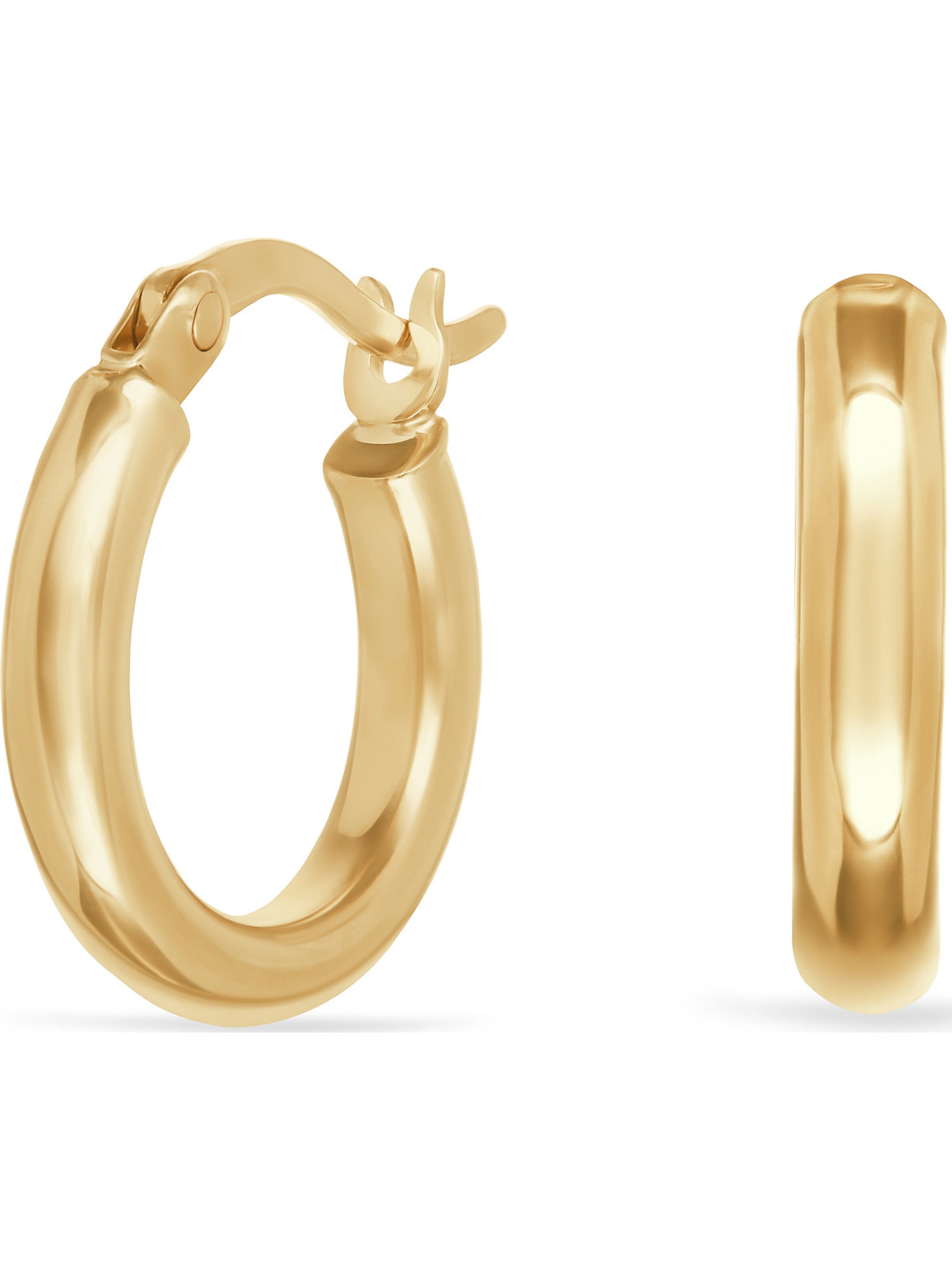 FAVS Earrings in Gold: front