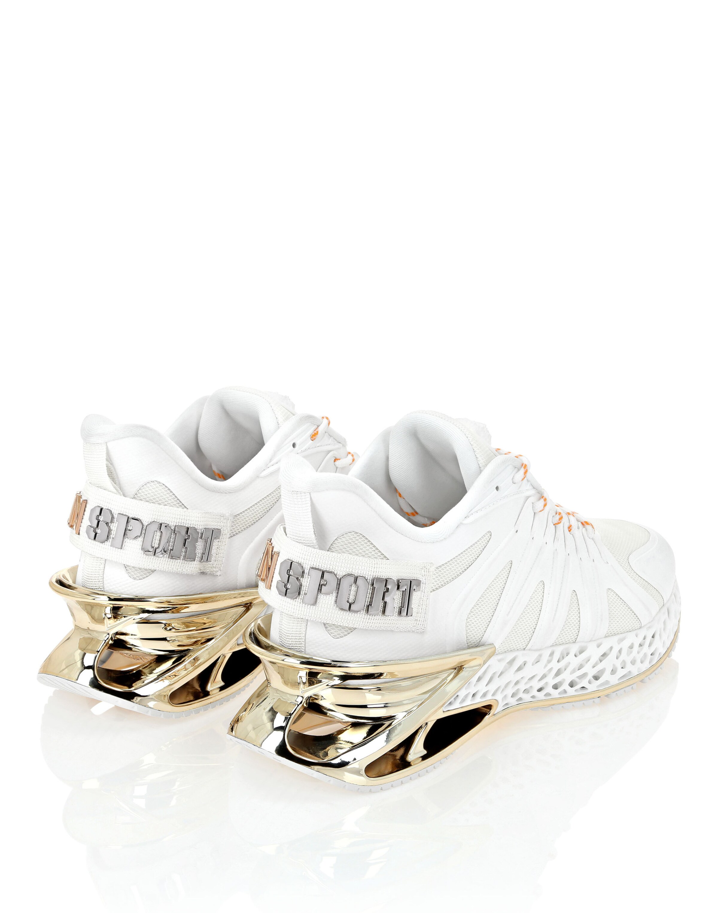 Baskets basses 'Chrome Tiger Gen.X.-02 ' Plein Sport en blanc