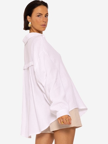 SASSYCLASSY Bluzka w kolorze biały