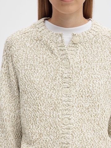 SELECTED - Cárdigan en beige