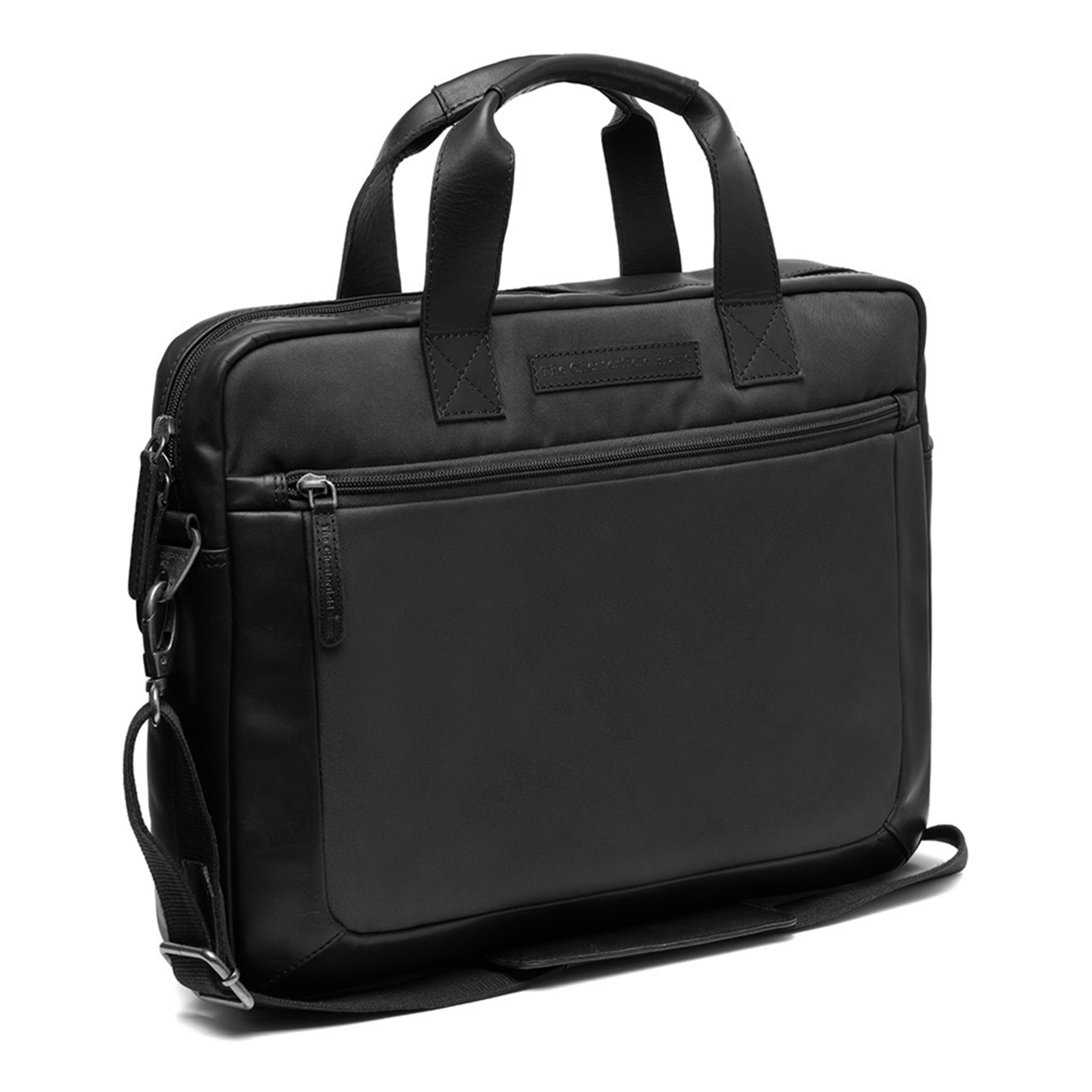 The Chesterfield Brand Laptoptas in Zwart: voorkant