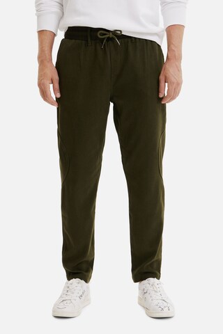 Desigual Regular Pants in Green: front