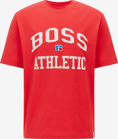Tricou 'Russell Athletic' BOSS Casual pe albastru / roșu / alb, Vizualizare produs