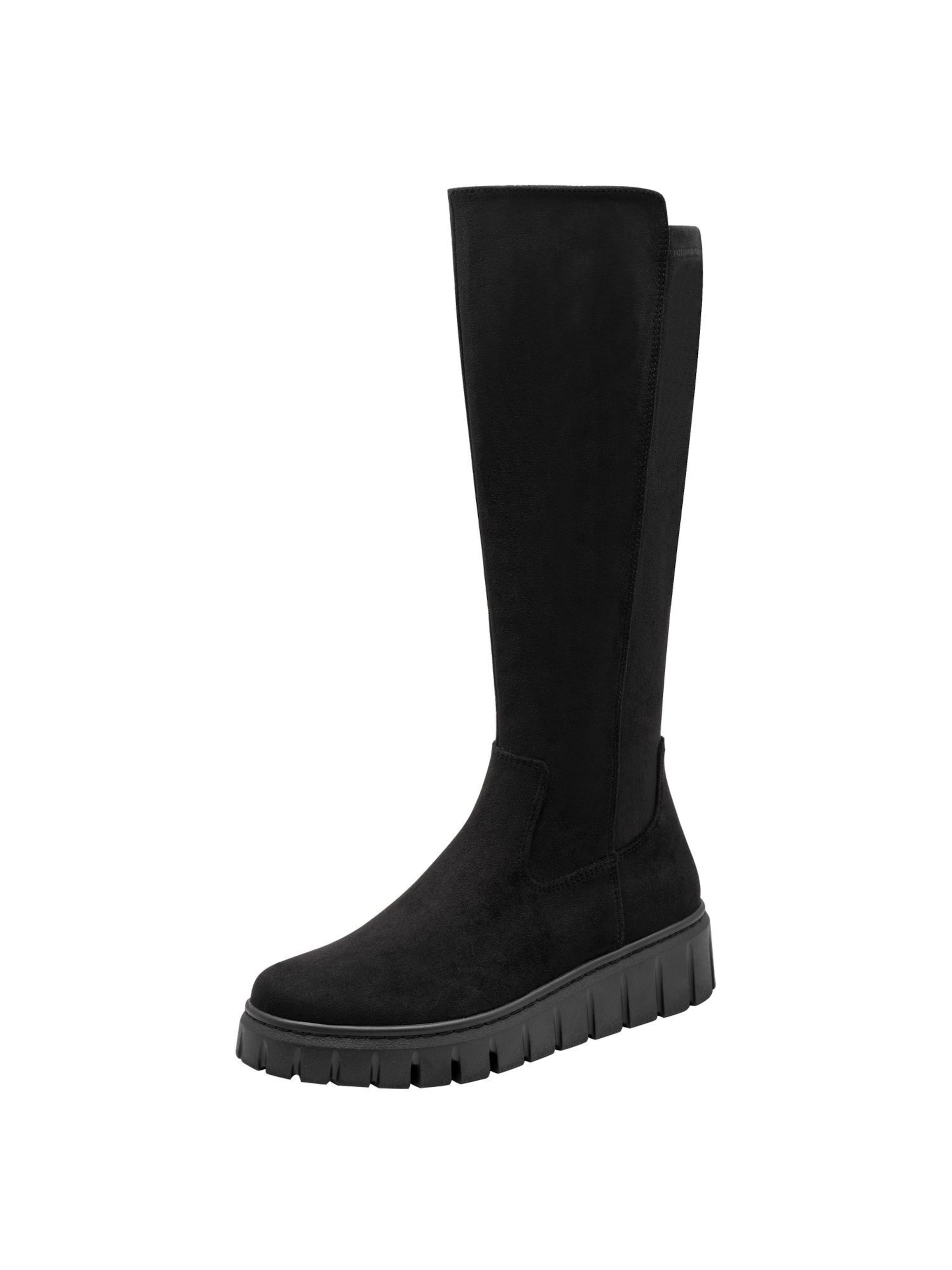 Bottes MARCO TOZZI en noir : devant