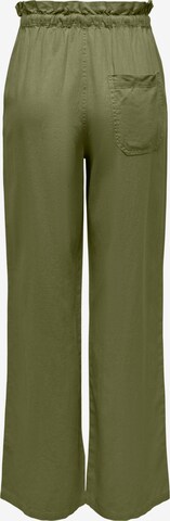 ONLY Wide leg Pants 'Caro' in Green