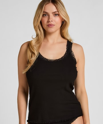 Hunkemöller Shirt body in Zwart