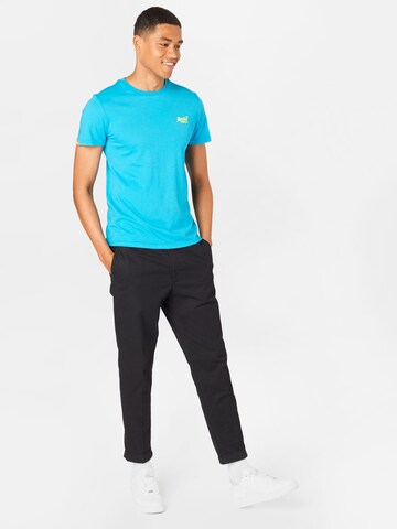 Superdry Regular Fit T-Shirt in Blau