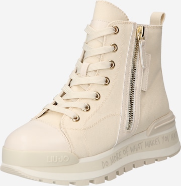 Liu Jo Sneakers high 'AMAZING' i beige: forside