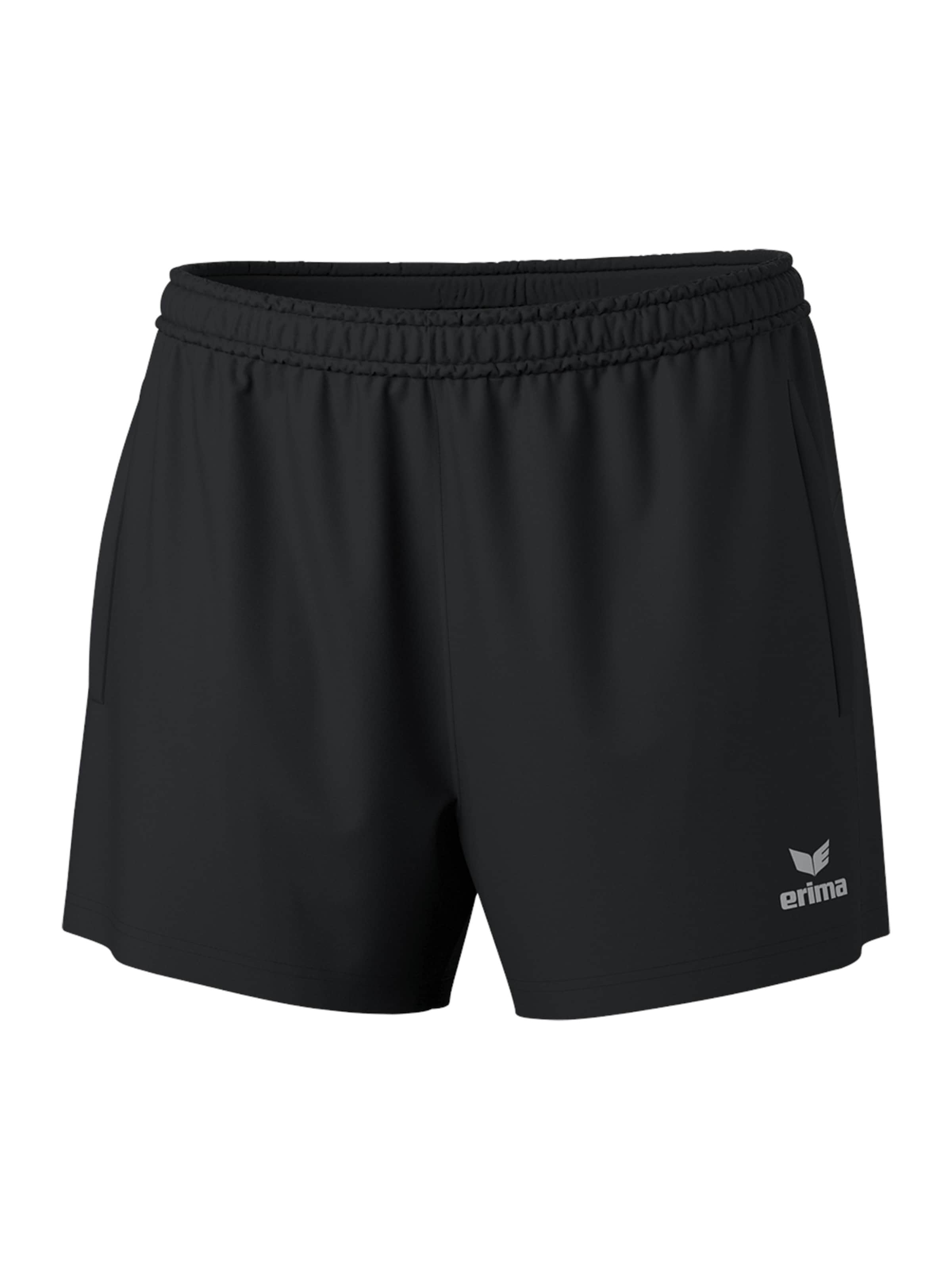 ERIMA Regular Sporthose in Schwarz: Vorderseite