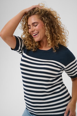 KAFFE CURVE - Pullover 'Lizzy' em azul
