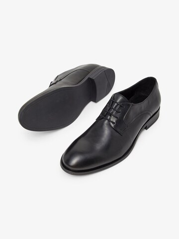 Bianco Lace-Up Shoes in Black