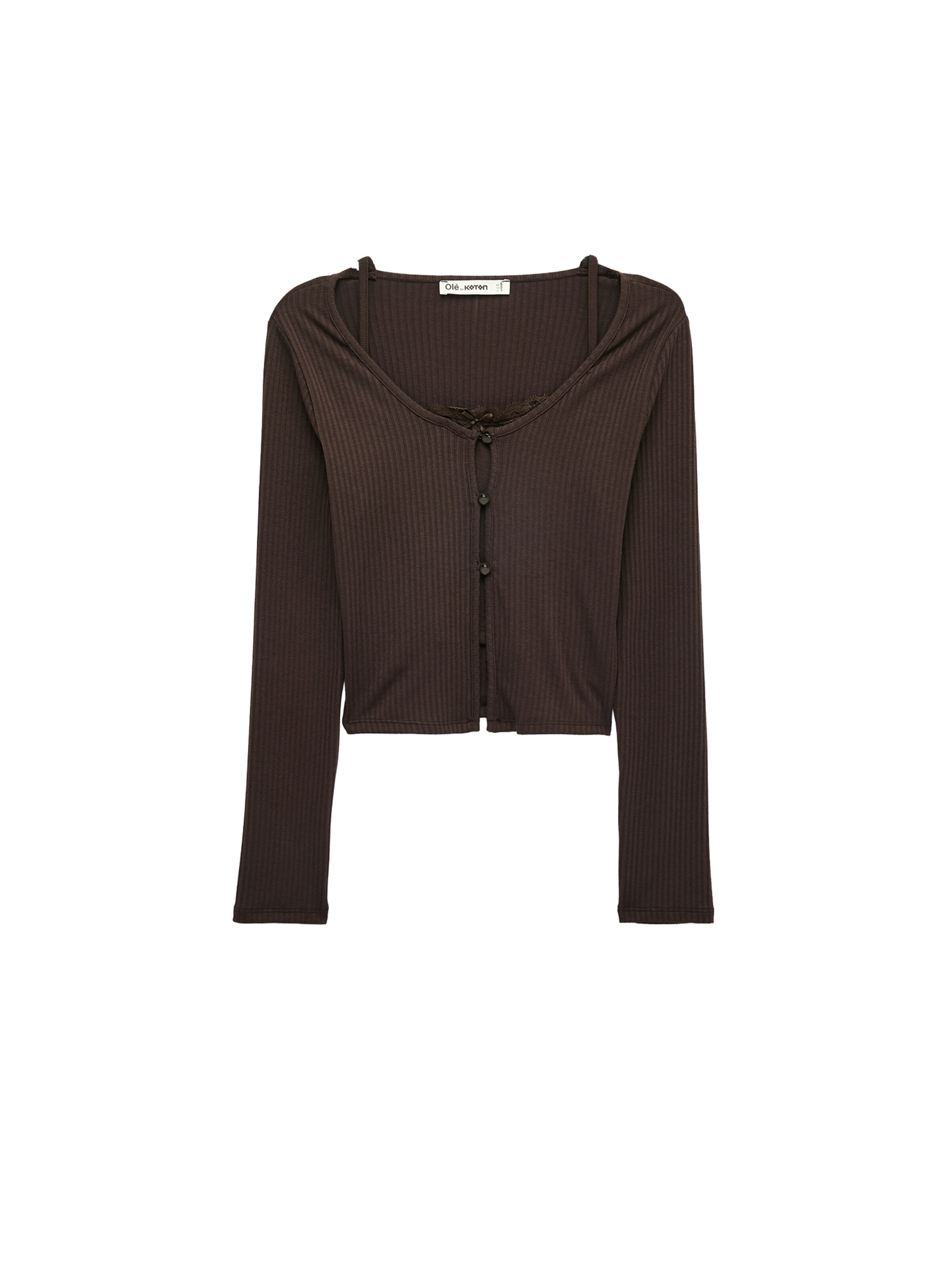 Koton Shirt in Brown: front