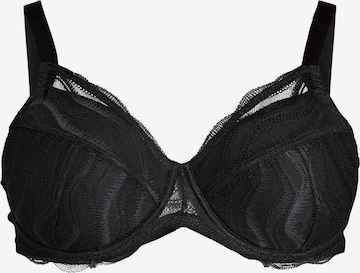 Sutien de tricou Sutien 'Ltracy' de la Devoted by Zizzi pe negru: față