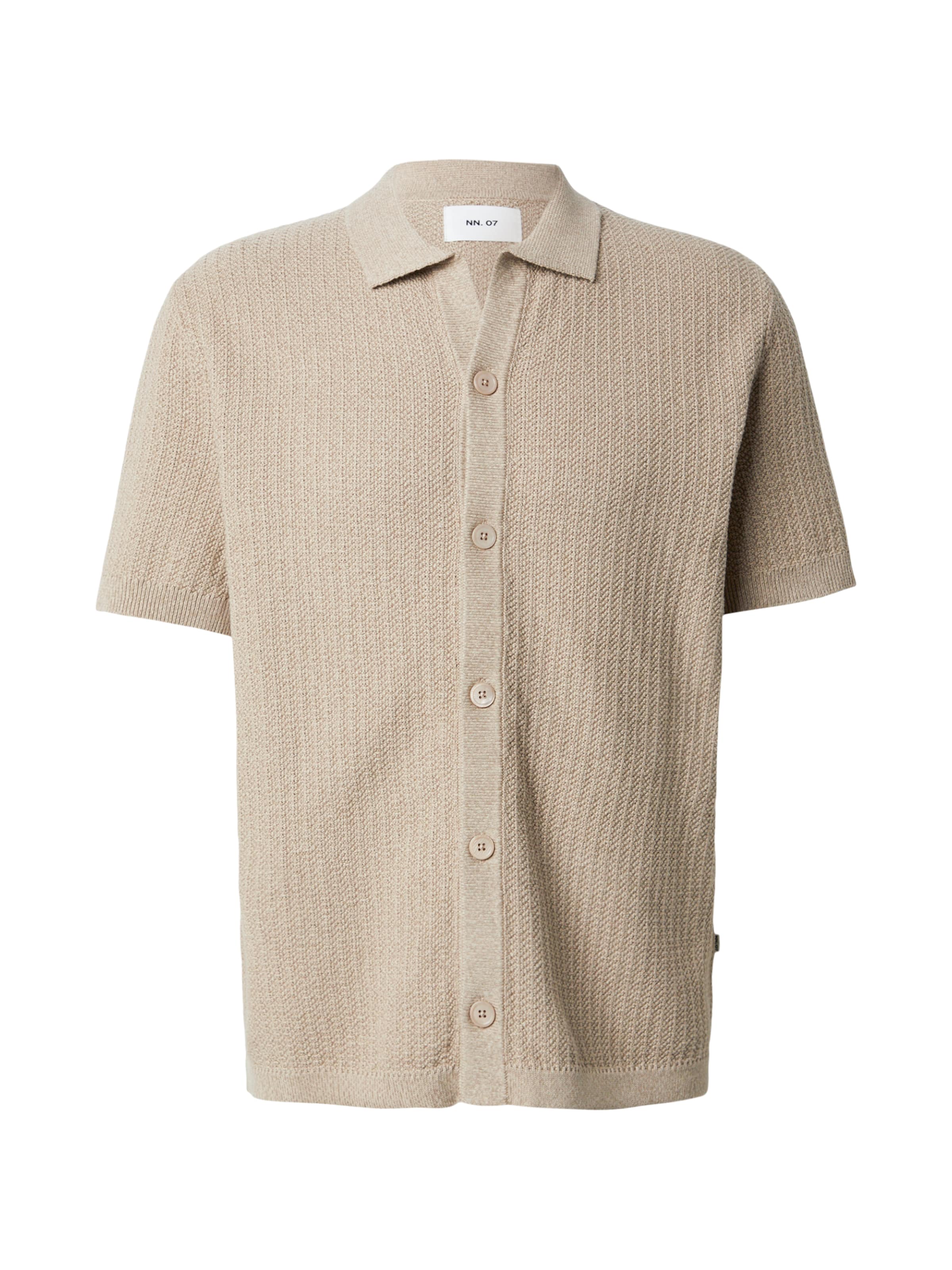 NN07 Knit cardigan 'Ares' in Beige: front