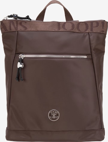 JOOP! Jeans Rucksack in Braun: Vorderseite