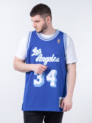Mitchell & Ness Shirt in Blue: front