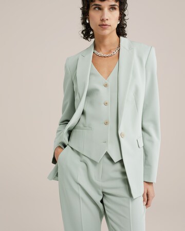 Gilet de costume WE Fashion en vert