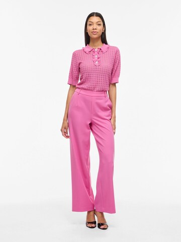 VILA Wide Leg Hose 'VIVarone' in Pink