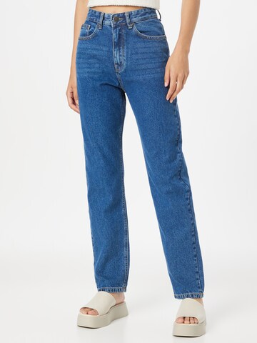 Nasty Gal Regular Jeans in Blauw: voorkant