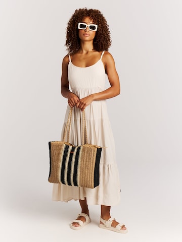 PROTEST Beach bag 'PRTLona' in Brown: front