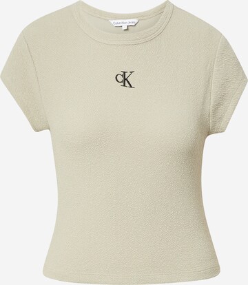 Calvin Klein Jeans Shirt in Beige: voorkant