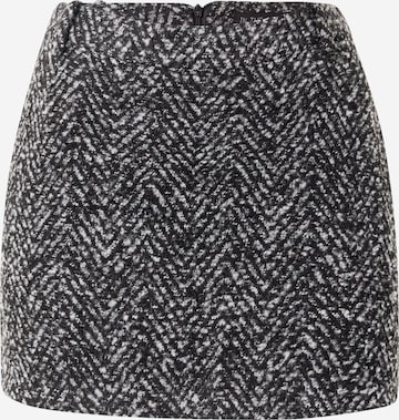 In The Style Skirt 'LORNA' in Black: front