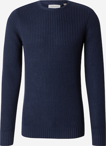 BLEND Sweter 'BHDENO' w kolorze niebieski: przód