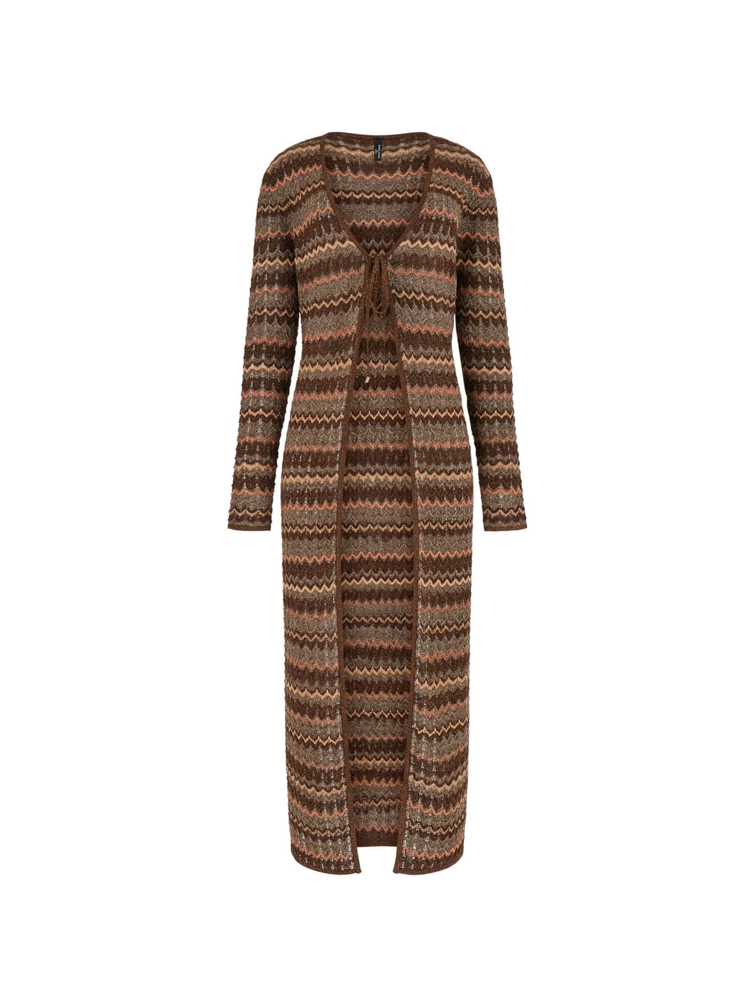 GUESS Strickjacke in Braun: Vorderseite