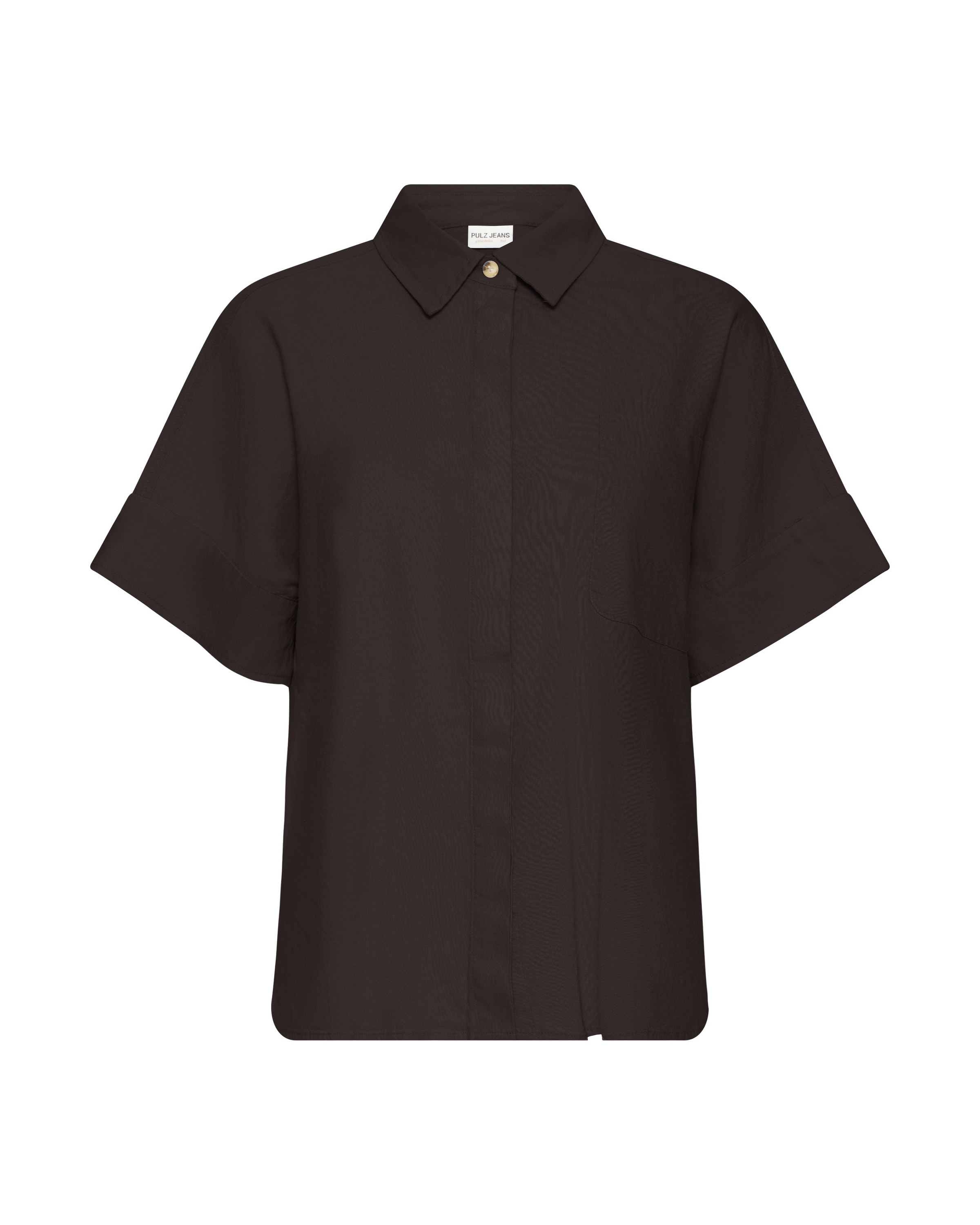 Pulz Bluse 'PZLUCA' i brun: forside