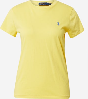 T-shirt Polo Ralph Lauren en jaune : devant