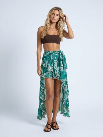 Miss June Rok 'Jupe Asymetrique Izzy' in Blauw